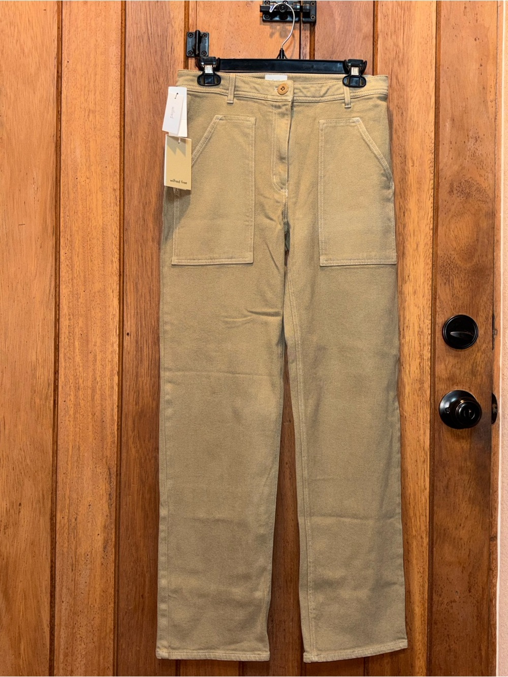 Wilfred Free Modern Utility Pants in Taupe